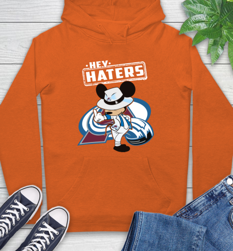 NHL Hey Haters Mickey Hockey Sports Colorado Avalanche Hoodie 4
