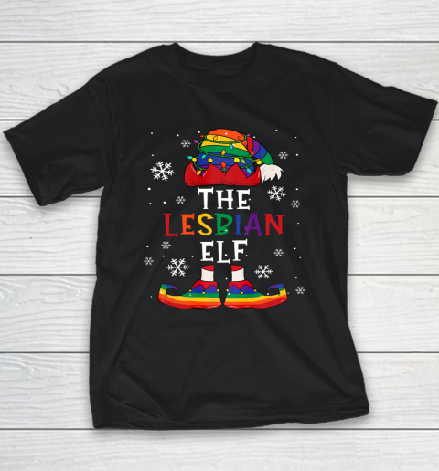 The Lesbian Elf Christmas Party Youth T-Shirt