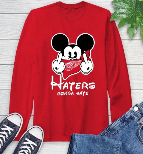 NHL Dallas Stars Haters Gonna Hate Mickey Mouse Disney Hockey T Shirt Long Sleeve T-Shirt 11