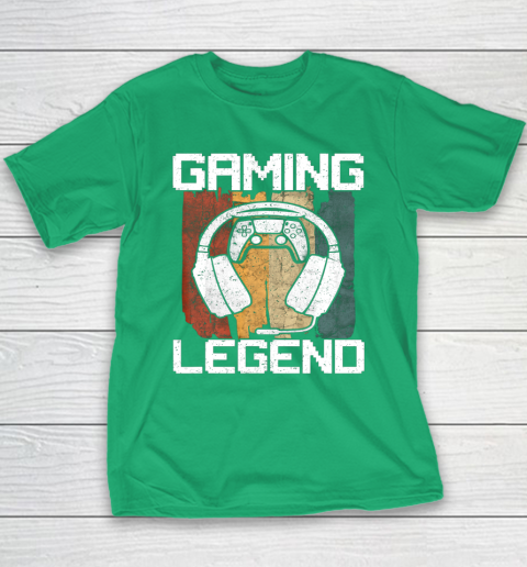 Gaming Legend PC Gamer Video Games Vintage Youth T-Shirt 5