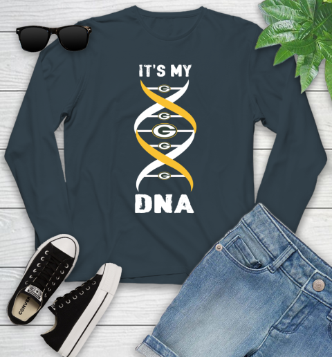 Green Bay Packers NFL Football It's My DNA Sports Youth Long Sleeve 9