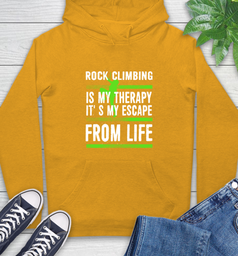 Rock climbing hoodie clearance