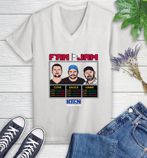 Kfan Dongtober Women's V-Neck T-Shirt