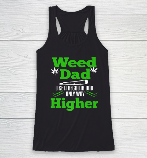 Dads Against Weed Dad Racerback Tank