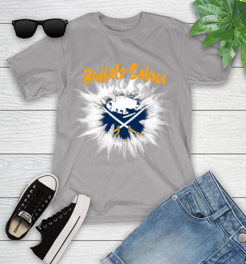 Buffalo Sabres NHL Hockey Adoring Fan Rip Sports Youth T-Shirt 4