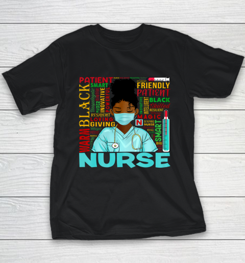 Black Nurse CNA RN 2022 Costume Black History Month Gifts Youth T-Shirt