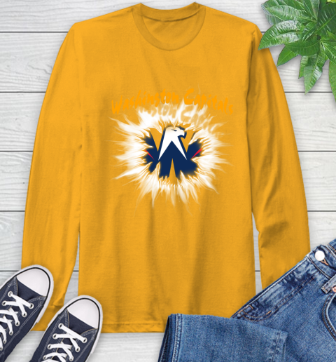 Washington Capitals NHL Hockey Adoring Fan Rip Sports Long Sleeve T-Shirt 2