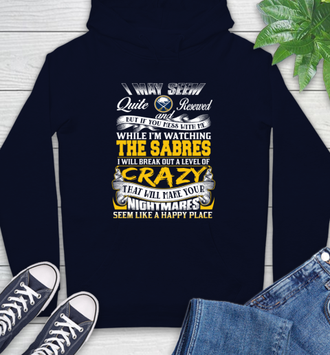 Buffalo Sabres NHL Hockey Don't Mess With Me While I'm Watching My Team Hoodie 3