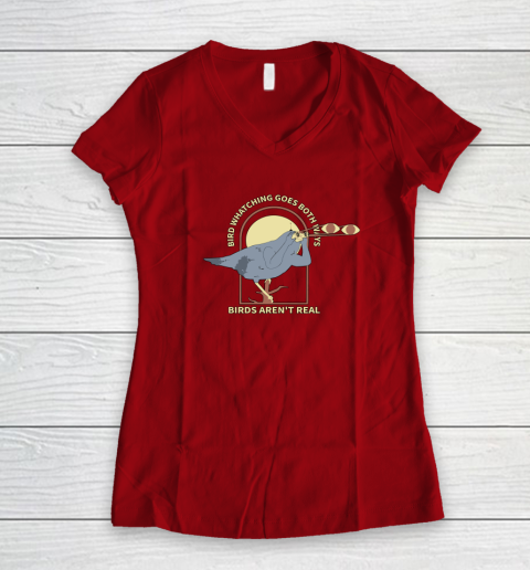 Birds Aren't Real Women's V-Neck T-Shirt 6