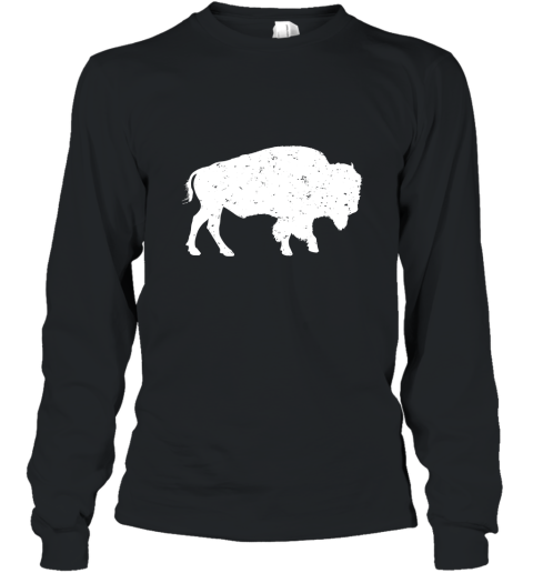 Sacred White Buffalo T shirt  Bison T shirt Long Sleeve