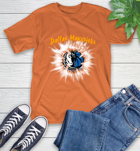 Dallas Mavericks NBA Basketball Rip Sports T-Shirt 4