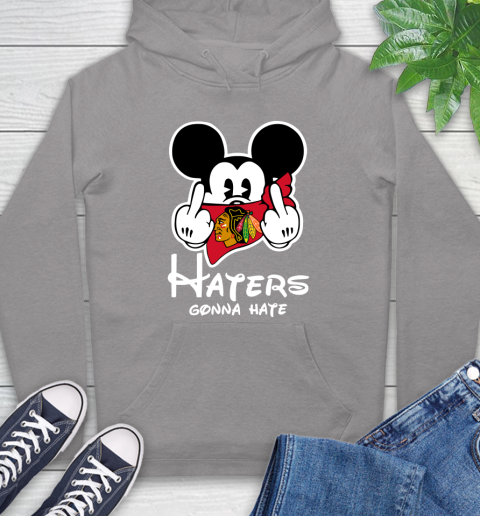 NHL Chicago Blackhawks Haters Gonna Hate Mickey Mouse Disney Hockey T Shirt Hoodie 6