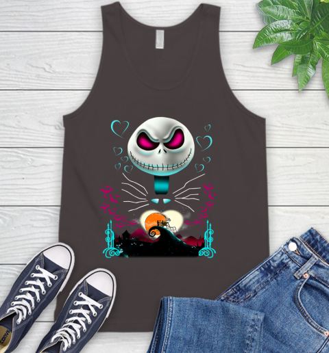 NFL Cleveland Browns Jack Skellington Sally The Nightmare Before Christmas Football Tank Top 6