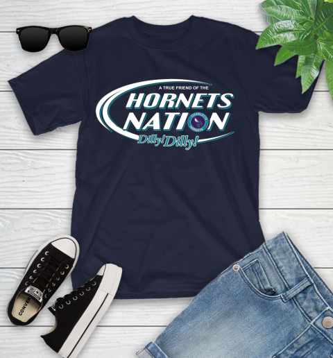 NBA A True Friend Of The Charlotte Hornets Dilly Dilly Basketball Sports Youth T-Shirt 2