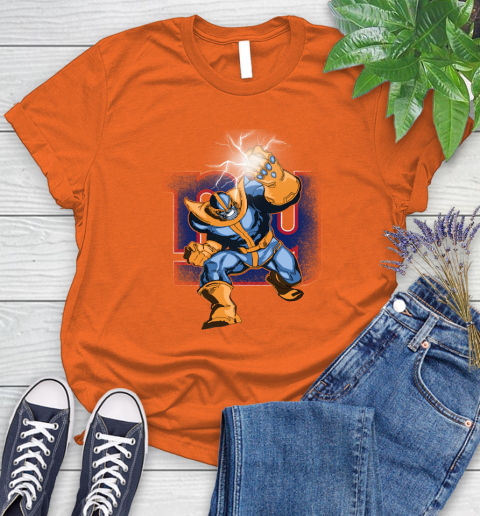 New York Giants NFL Football Thanos Avengers Infinity War Marvel Women's T-Shirt 3