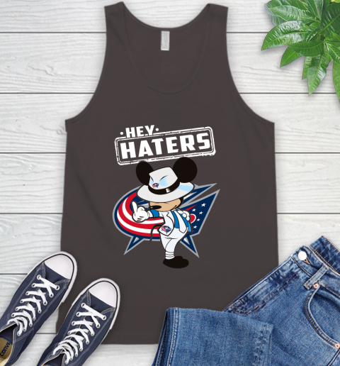 NHL Hey Haters Mickey Hockey Sports Columbus Blue Jackets Tank Top 6