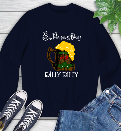 NFL Tampa Bay Buccaneers St Patrick's Day Dilly Dilly Beer Football Sports Sweatshirt 2