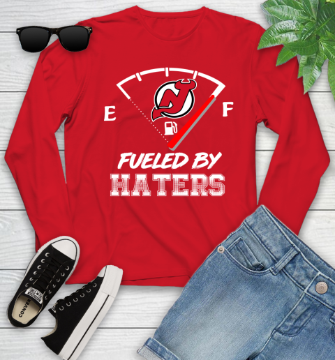 New Jersey Devils NHL Hockey Fueled By Haters Sports Youth Long Sleeve 11
