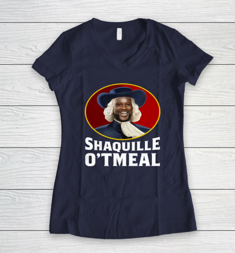 Shaquille Oatmeal Women's V-Neck T-Shirt 7