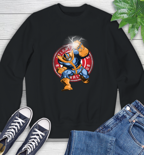 Atlanta Hawks NBA Basketball Thanos Avengers Infinity War Marvel Sweatshirt