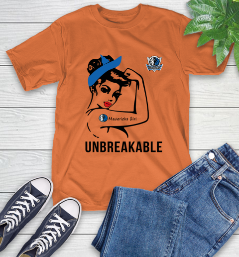Nba Dallas Mavericks Girl Unbreakable Basketball Sports T Shirt