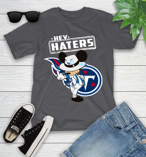 NFL Hey Haters Mickey Football Sports Tennessee Titans Youth T-Shirt 6