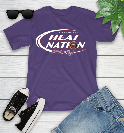 NBA A True Friend Of The Miami Heat Dilly Dilly Basketball Sports Youth T-Shirt 3
