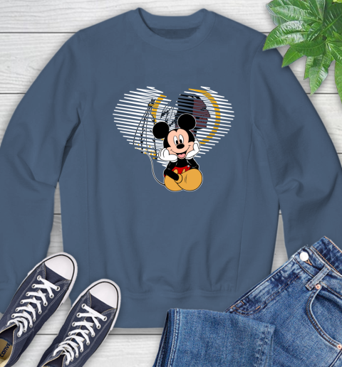 NFL Washington Redskins The Heart Mickey Mouse Disney Football T Shirt_000 Sweatshirt 8
