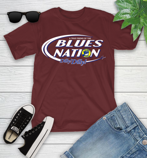 NHL A True Friend Of The St.Louis Blues Dilly Dilly Hockey Sports Youth T-Shirt 14