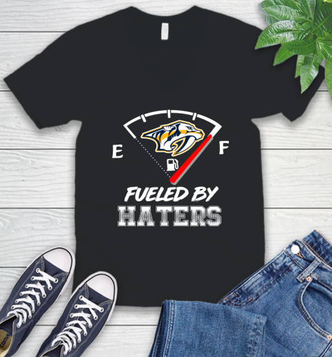 Nashville Predators NHL Hockey Fueled By Haters Sports V-Neck T-Shirt