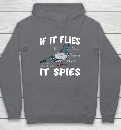 Birds Are Not Real Shirt Funny Bird Spies Conspiracy Theory Birds Hoodie 11