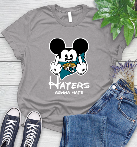 NFL Tennessee Titans Houston Texans Haters Gonna Hate Mickey Mouse Disney Football T Shirt Women's T-Shirt 5