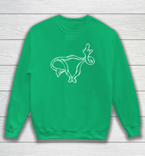 Middle Finger Uterus Sweatshirt 4