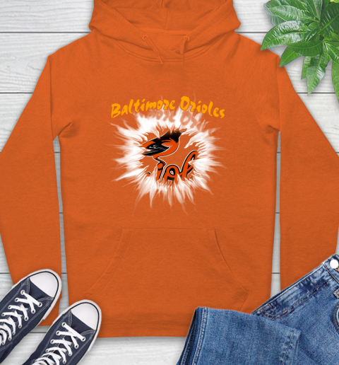 Baltimore Orioles MLB Baseball Adoring Fan Rip Sports Hoodie 4