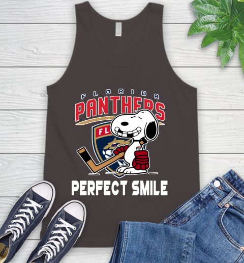NHL Florida Panthers Snoopy Perfect Smile The Peanuts Movie Hockey T Shirt Tank Top 6