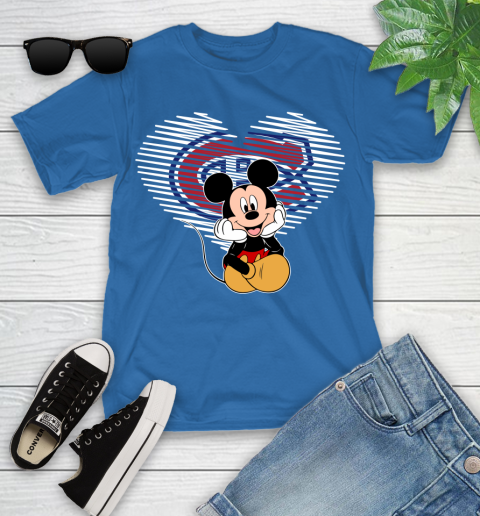 NHL Montreal Canadiens The Heart Mickey Mouse Disney Hockey Youth T-Shirt 12