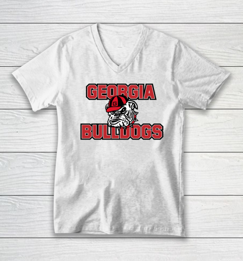 Georgia Bulldogs Uga National Championship V-Neck T-Shirt 4