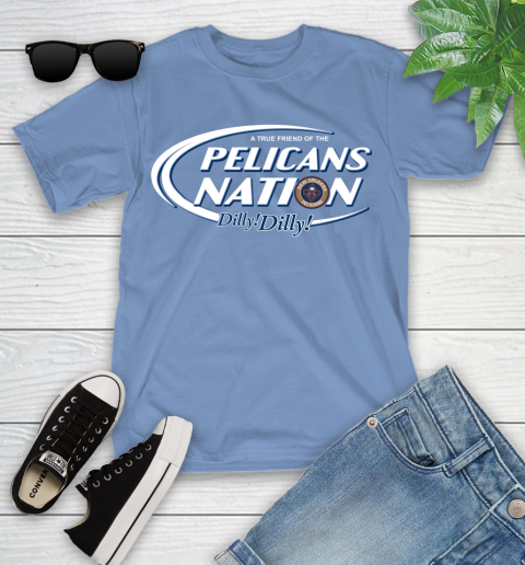 NBA A True Friend Of The New Orleans Pelicans Dilly Dilly Basketball Sports Youth T-Shirt 15