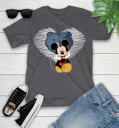 NBA Memphis Grizzlies The Heart Mickey Mouse Disney Basketball Youth T-Shirt 6