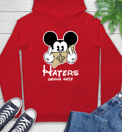 NFL New Orleans Saints Haters Gonna Hate Mickey Mouse Disney Football T Shirt Hoodie 10