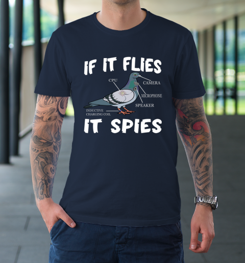 Birds Are Not Real Shirt Funny Bird Spies Conspiracy Theory Birds T-Shirt 2