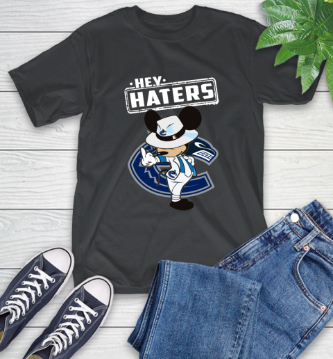NHL Hey Haters Mickey Hockey Sports Vancouver Canucks T-Shirt
