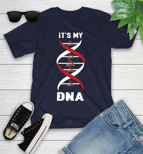 St.Louis Cardinals MLB Baseball It's My DNA Sports Youth T-Shirt 2