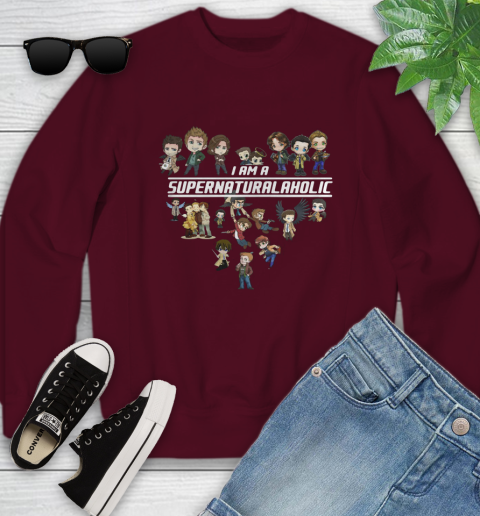 Iam_a_SupernaturalAHolic_Supernatural_A_Holic_Shirt Youth Sweatshirt 4