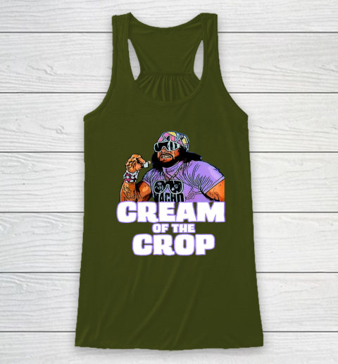 Macho Man Cream Of The Crop Funny Meme WWE Racerback Tank 2