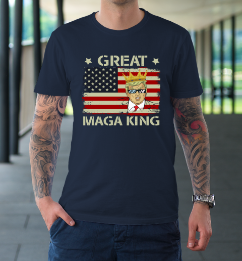 The Great Maga King Funny Donald Trump Maga King T-Shirt 10