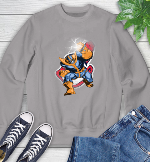 Cleveland Indians MLB Baseball Thanos Avengers Infinity War Marvel Sweatshirt 5