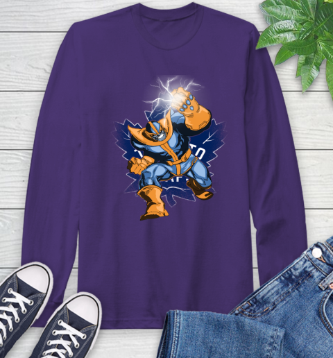 Toronto Maple Leafs NHL Hockey Thanos Avengers Infinity War Marvel Long Sleeve T-Shirt 5