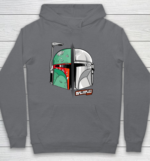 Star Wars Mando and Boba Fett May the 4th Be With You Hoodie 3