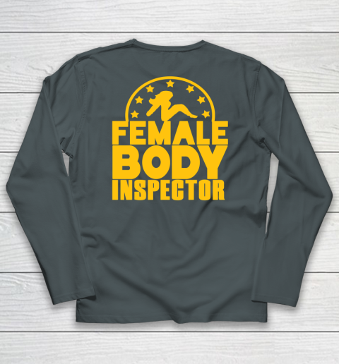 Female Body Inspector Cobra Kai Long Sleeve T-Shirt 9